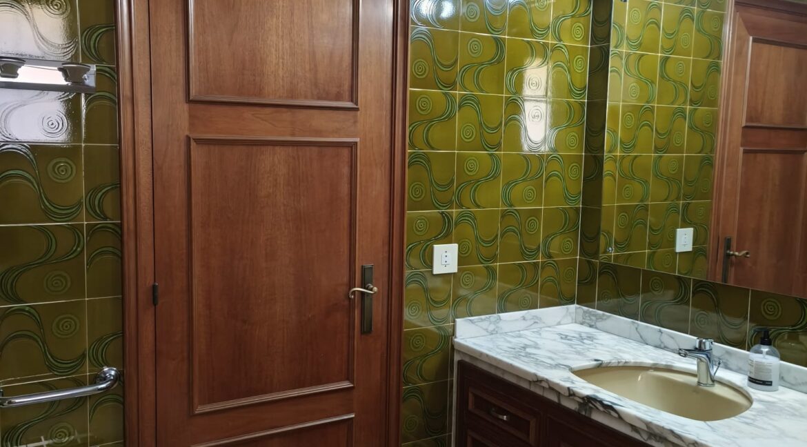 Baño verde 1